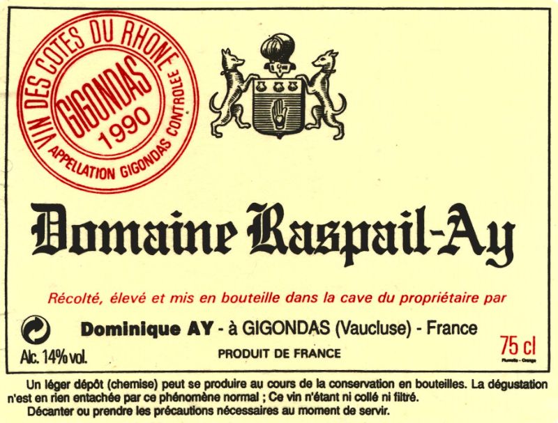 Gigondas-Raspail Ay 1990.jpg